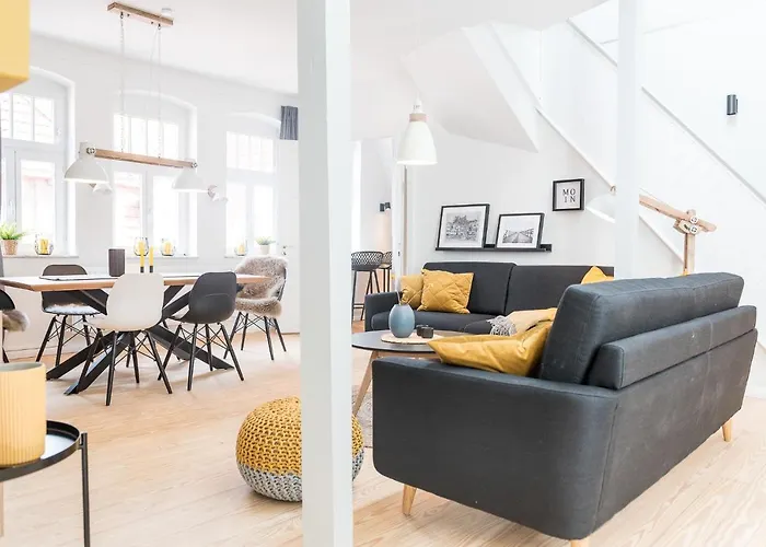 Fewo1846 - Flensburg68 - Komfortable Maisonettewohnung Fuer 6 Personen Mit Dachbalkon Im 4 Og