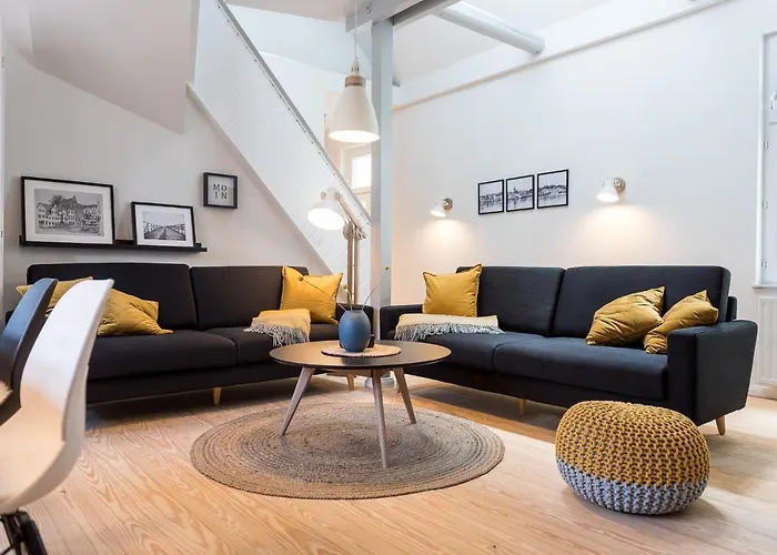 Fewo1846 - Flensburg68 - Komfortable Maisonettewohnung Fuer 6 Personen Mit Dachbalkon Im 4 Og Flensburg