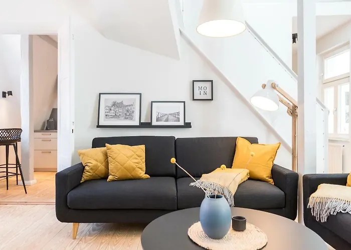 Fewo1846 - Flensburg68 - Komfortable Maisonettewohnung Fuer 6 Personen Mit Dachbalkon Im 4 Og * Flensburg