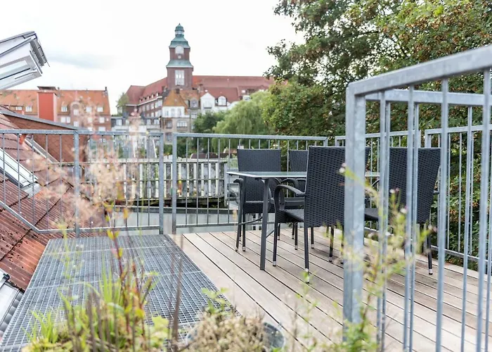 Fewo1846 - Flensburg68 - Komfortable Maisonettewohnung Fuer 6 Personen Mit Dachbalkon Im 4 Og Apartman